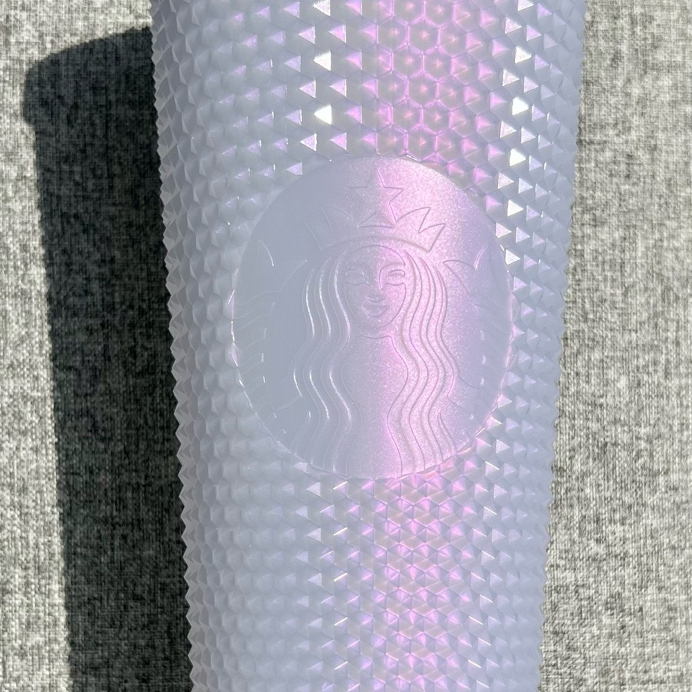Starbucks Studded Iridescent Lavender 24oz Cold Cup - Picture 2 of 3